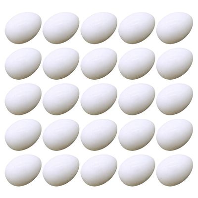 30pcs Fake Pigeon Eggs Simulation Bird Eggs Bird Hatching Induced s Arts and Crafts for Kids Compact s Plastic White Fake s Meat Pigeon