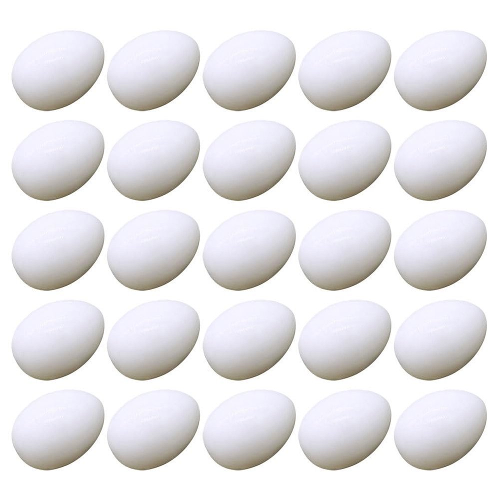 30pcs Fake Pigeon Eggs Simulation Bird Eggs Bird Hatching Induced s Arts and Crafts for Kids Compact s Plastic White Fake s Meat Pigeon