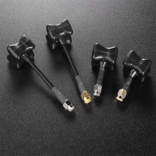 Replacement Part For 5.8G Transmission Antenna Similar Black Sheep QAV FPV RC Quadcopter Fixed Wing Clover Gain Omnidirectional Mushroom Antenna - (Color: Long-RP-SMA)