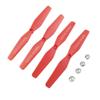 Replacement Part For XS809 XS809HW 8807W Folding RC Quadcopter Spare Parts Blades Drone Propellers Red + 4PCS Blade Cover/Cap/Fixed Parts view 1