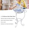 Dollhouse Furniture Bathroom Set 1:12 Washbasin Stand Doll House Kettle and Basin Dollhouse Bathroom Accessories view 3