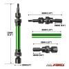 RCAWD 4X Slider Front/Rear Drive Shaft Set for 1/10 Arrma 3s Blx New Big Rock Monster Truck(Green) view 2