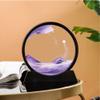 PTGMH Sand Picture Moving Sand Art Flowing Sandscape Perpetual Motion Desk Art Home Office Relaxing Decor view 1