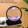 PTGMH Sand Picture Moving Sand Art Flowing Sandscape Perpetual Motion Desk Art Home Office Relaxing Decor view 2