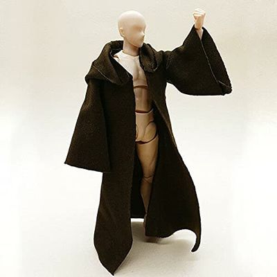 1:12 Scale Coffee Cape Cloak for SHF Male Body (no Figure)