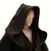 1:12 Scale Coffee Cape Cloak for SHF Male Body (no Figure) view 2