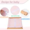Montessori Wooden Toys for Dressing Learning Board Learning Basic Dressing Skills - Buttons, Snaps, Zippers, Belt Buckles Toys for 1 2 3 Year Old Toddlers Sensory Toy Gifts(Zipper Clothing) view 4