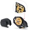 RCLIONS Aluminum Assembled Transmission Case Gearbox with Gear for 1/24 Axial SCX24 Upgrade Parts Accessories view 3