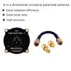 RCmall 5.8GHz Triple Feed Patch Antenna, High Gain 9.4dBi Directional Circularly Polarized LHCP RHCP Antenna with 50ohm SMA Load Terminator for FPV Racing Drone Eachine EC800D view 2