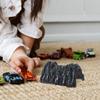 balacoo 3pcs Plastic Train Tunnel Models, Mini Railway Track Accessories for Imaginative Play and Decoration, Scaled for Small Train Sets, Grey Rockery Design view 2
