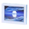 Moving Sand Art Picture,360 Rotatable Flowing Sand Painting,Relaxing Glass Frame 3D Deep Sea Sandscape in Motion Display,Quicksands Painting Desktop Decor Great Gift view 1