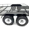 LAFEINA RC Car Metal Trailer with Four Tires Wheels for 1/10 RC Car Crawler SCX10 90046 AXI03007 TRX-4 D90 view 2