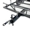 LAFEINA RC Car Metal Trailer with Four Tires Wheels for 1/10 RC Car Crawler SCX10 90046 AXI03007 TRX-4 D90 view 3