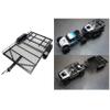 LAFEINA RC Car Metal Trailer with Four Tires Wheels for 1/10 RC Car Crawler SCX10 90046 AXI03007 TRX-4 D90 view 4
