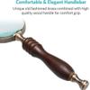 SXRUY Magnifying Glass Read Repair 10 X Times Reading Nostalgic High-end Handheld Metal Magnifier Magnifier (Color : A) view 2