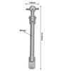Front Drive Shaft, Hardened Steel Upgrade 2pcs Set Durable RC Crawler Parts for 1/24 Scale Off-Road Rock Crawling Hobbyists and Enthusiasts view 2