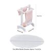 1:12 Miniature Bath Towel Rack with Rug Set - Dollhouse Bathroom Furniture Accessories - Dollhouse Furniture Craft Accessories for a Realistic Dollhouse Bathroom (2 Pcs) view 2