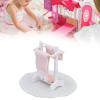 1:12 Miniature Bath Towel Rack with Rug Set - Dollhouse Bathroom Furniture Accessories - Dollhouse Furniture Craft Accessories for a Realistic Dollhouse Bathroom (2 Pcs) view 4