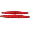 2PCS Aluminum Alloy Rear Lower Trailing Arms for Super Baja Rey 2.0, 1/6 RC Short Course Off Road Car, Red, Hollow Bottom Design with Stainless Steel Components view 2