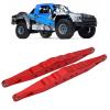 2PCS Aluminum Alloy Rear Lower Trailing Arms for Super Baja Rey 2.0, 1/6 RC Short Course Off Road Car, Red, Hollow Bottom Design with Stainless Steel Components view 3