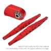 2PCS Aluminum Alloy Rear Lower Trailing Arms for Super Baja Rey 2.0, 1/6 RC Short Course Off Road Car, Red, Hollow Bottom Design with Stainless Steel Components view 4
