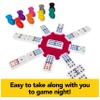Pack & Go Mexican Train Dominoes from Spin Master Games Portable Dominoes Set Kids Games Classic Board Games for Adults and Kids Ages 8 and up view 3