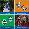 Rubiks Cube, Connector Snake, Two-Pack Cubes 3D Puzzle Game Stress Relief Fidget Toy, Classic Color-Matching Puzzle, Problem-Solving Brain Teaser, for Adults, Teens, Kids Ages 8 & Up view 3