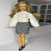 Eledoll Clothes Deluxe Fashion Pack for 12" Fashion Doll BOSS Lady Black & White Houndstooth Set view 3