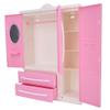 GLOGLOW Wardrobe Dolls, Open Wardrobe Doll Closet Furniture Plastic for Dollhouse Furniture Accessories view 1