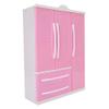 GLOGLOW Wardrobe Dolls, Open Wardrobe Doll Closet Furniture Plastic for Dollhouse Furniture Accessories view 3