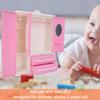 GLOGLOW Wardrobe Dolls, Open Wardrobe Doll Closet Furniture Plastic for Dollhouse Furniture Accessories view 4