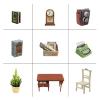 CUTEROOM DIY Doll Room Miniature Furniture Wooden House Kit - Wooden Dolls House Kit with Dust Cover & LED Light and Accessories - QT Series Dollhouse (QT031) view 3