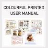CUTEROOM DIY Doll Room Miniature Furniture Wooden House Kit - Wooden Dolls House Kit with Dust Cover & LED Light and Accessories - QT Series Dollhouse (QT031) view 4