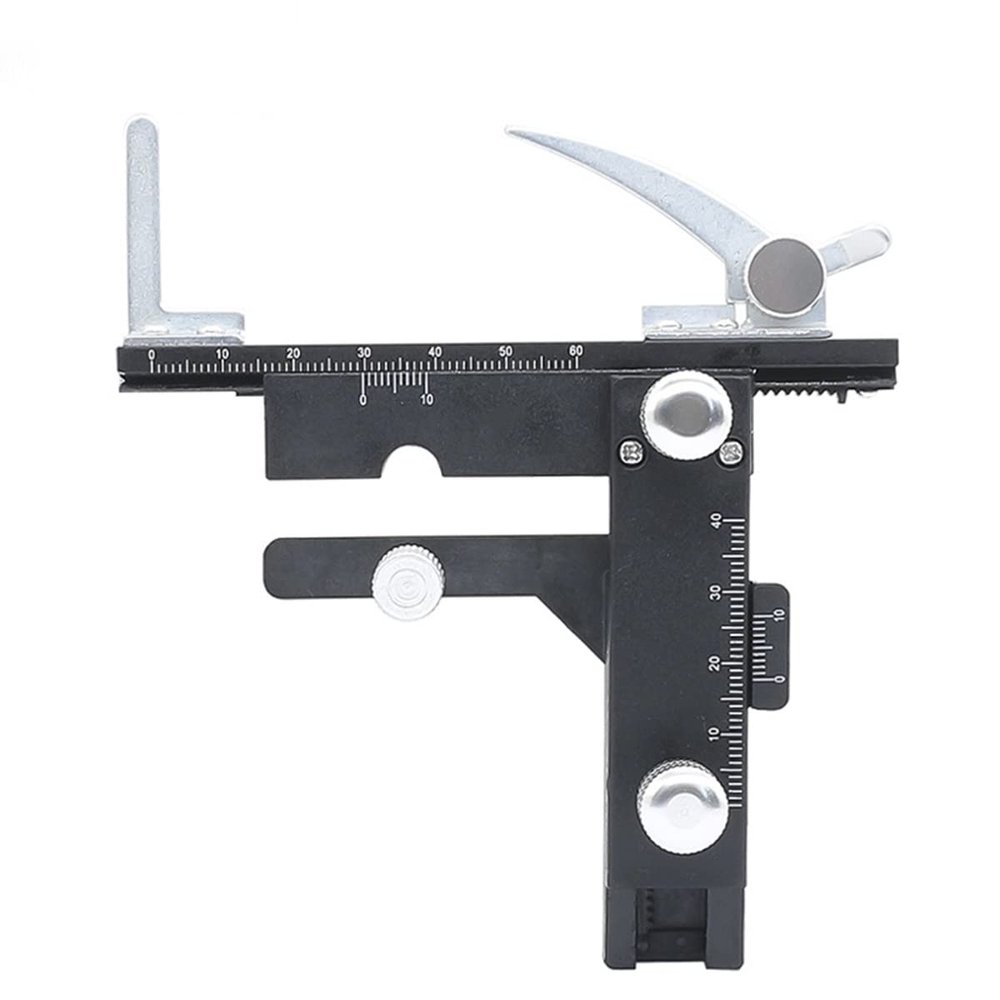 ZTBH Microscope Accessories Kit Microscope X-Y Movable Stage Metal Attachable 0-60mm Scale Ruler Biological Microscope Slide Clip Microscope Slides