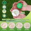 GOGOSO Ball Pit Balls for Toddler, Baby Plastic Playballs Kids Soft Pastel Pelotas Non-Toxic BPA-Free 2green+White+Gold,100 Balls view 2