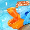 Quanquer 1200cc Super Squirt Water Guns for Kids Adults - 2 Pack Super Water Soaker with Excellent Range - Ideas Gift Toys for Summer Outdoor Swimming Pool Beach Sand Water Fighting Play view 3