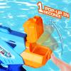 Quanquer 1200cc Super Squirt Water Guns for Kids Adults - 2 Pack Super Water Soaker with Excellent Range - Ideas Gift Toys for Summer Outdoor Swimming Pool Beach Sand Water Fighting Play view 4