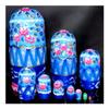 Russian Nesting Dolls 10 Pcs Nesting Dolls Handmade Wooden Russian Matryoshka Christmas Mother's Day Birthday Gifts view 4