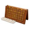 WDBB Chess Mini Chinese Chess Set Foldable Board Travel Trumpet Board Game Acrylic/Agate Chess Pieces,Party and Travel Gifts for Chess Lovers and learners (Color : Folding Board+Agate Chess Pieces) view 3