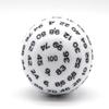 HS DICE D100 D60 D30 D20 D12 D10 D8 D4 Polyhedral Dice Set for Dungeon and Dragons MTG RPG D&D (White) view 2