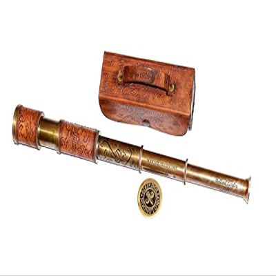 16" Marine Telescope Brass Pirate Spyglass Antique Brass Telescope Maritime Scope