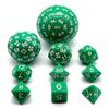 HS DICE D100 D60 D30 D20 D12 D10 D8 D4 Polyhedral Dice Set for Dungeon and Dragons MTG RPG D&D (Green) view 1