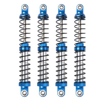 4Pcs ShareGoo Adjustable Metal Shock Absorber 70/80/90/100/110/120mm Damper Compatible with Traxxas TRX4 TRX6 G63 Axial SCX10 D90 90046 AXI03007 1/10 RC Rock Crawler (110mm Hole Distance)