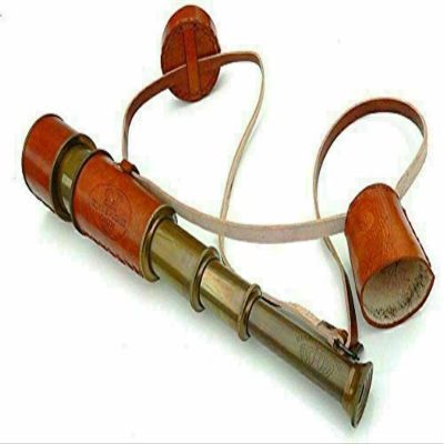 Nautical Brass 16" Marine Telescope Brass Pirate Spyglass Antique Brass Telescope Maritime Scope