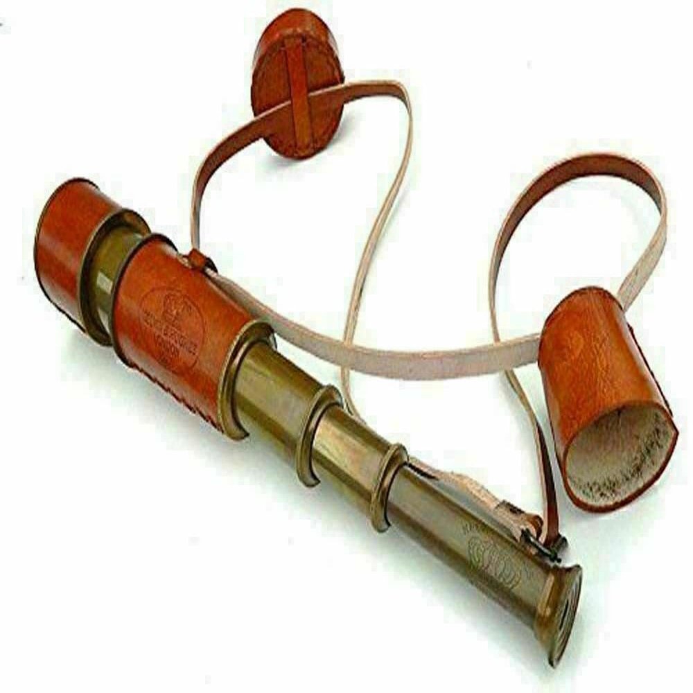 Nautical Brass 16" Marine Telescope Brass Pirate Spyglass Antique Brass Telescope Maritime Scope