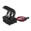 ShareGoo Aluminum 380 390 Motor Heatsink with Cooling Fan Electric Engine Heat Sink Compatible with HSP HPI Wltoys Himoto Redcat 1/16 1/18 RC Car (Black) view 3