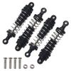 4Pack ShareGoo RC Car Shock Absorbers Metal Damping Damper Compatible with WLtoys 144001 1/14 RC Car Buggy Upgrade Parts,Black view 1