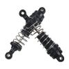4Pack ShareGoo RC Car Shock Absorbers Metal Damping Damper Compatible with WLtoys 144001 1/14 RC Car Buggy Upgrade Parts,Black view 3