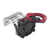 ShareGoo Aluminum 380 390 Motor Heatsink with Cooling Fan Electric Engine Heat Sink Compatible with HSP HPI Wltoys Himoto Redcat 1/16 1/18 RC Car (Silver) view 1
