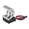 ShareGoo Aluminum 380 390 Motor Heatsink with Cooling Fan Electric Engine Heat Sink Compatible with HSP HPI Wltoys Himoto Redcat 1/16 1/18 RC Car (Silver) view 3